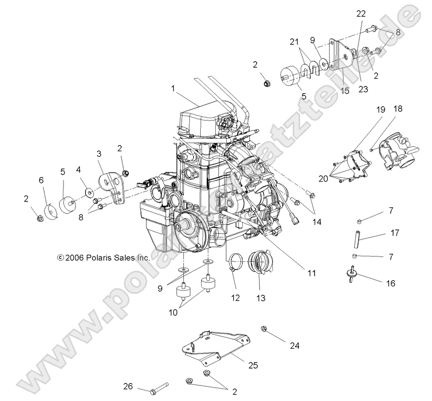 ENGINE, MOUNTING ENGINE, MOUNTING