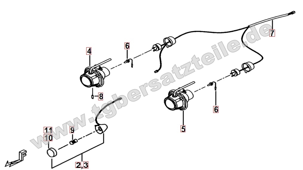 Scheinwerfer - Blinker vorne