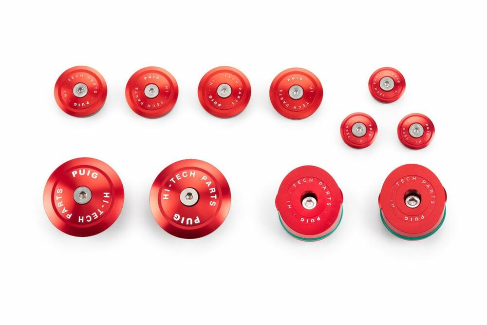 PUIG VERKLEIDUNGSAUFSATZTE ALUMINIUN BMW R1250GS/HP/ADV - 21432R