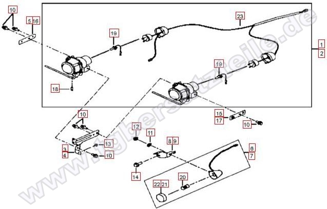 Scheinwerfer-Blinker vorne