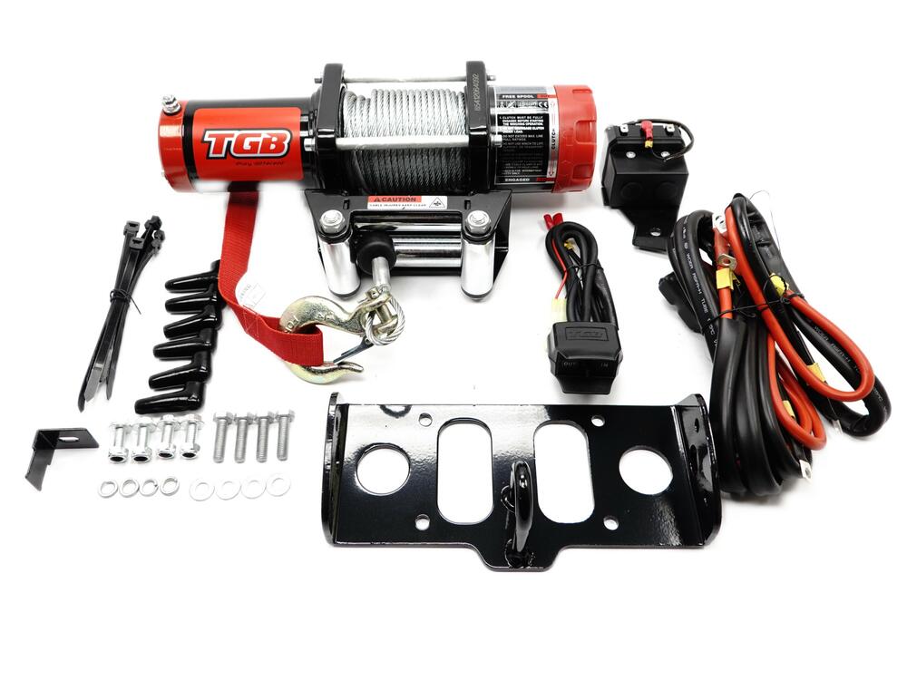 TGB-Blade-Seilwinde-3000-12V-1362-kg-Stahlseil-515378Y-Set