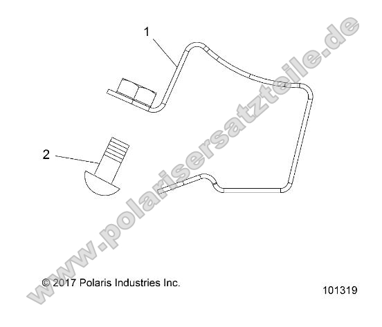 Engine, Fuel Rail Clamp (from 2/3/2017)