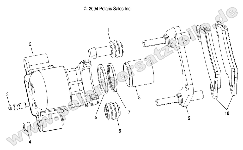 Brake Caliper, Rear