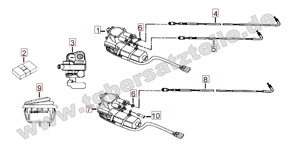 Stellmotor Differenzialsperre