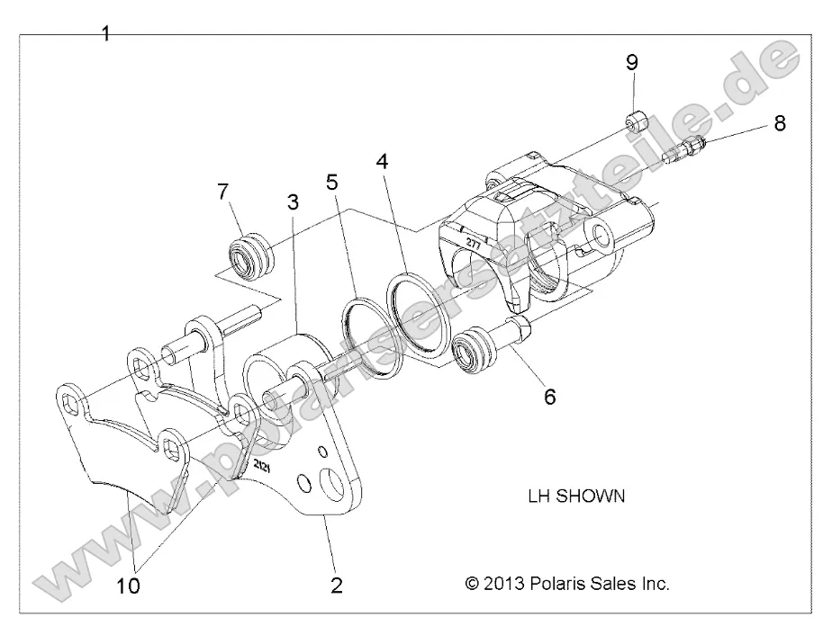 Brakes, Caliper, Front