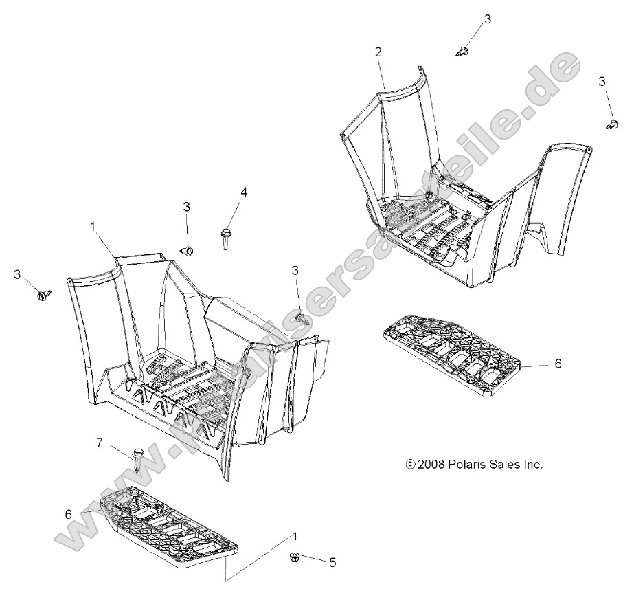 Body, Footwells Body, Footwells
