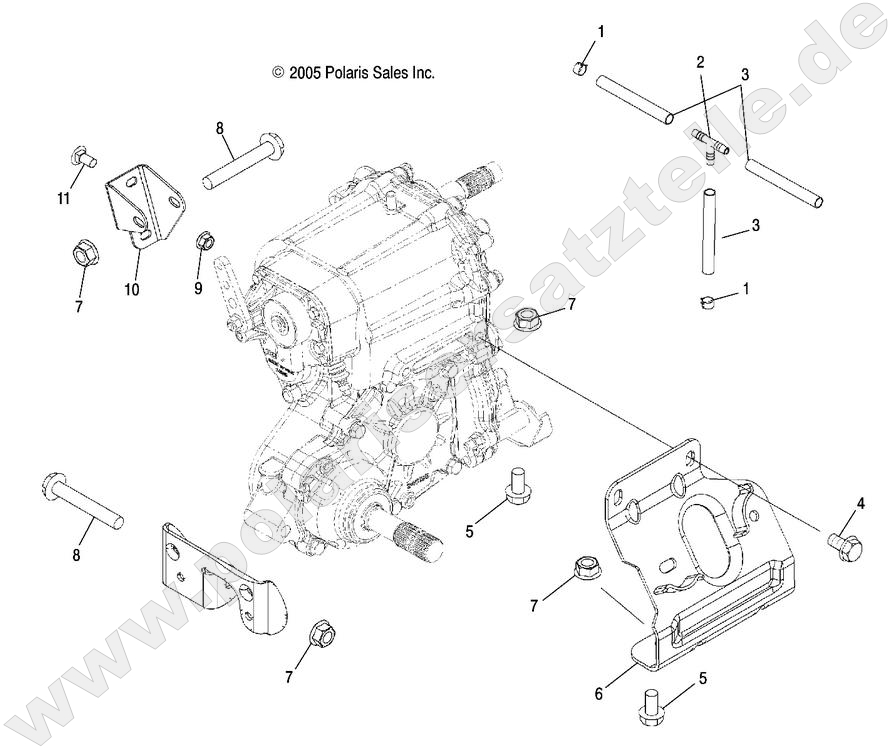 DRIVE TRAIN, MAIN GEARCASE MOUNTING DRIVE TRAIN, MAIN GEARCASE MOUNTING