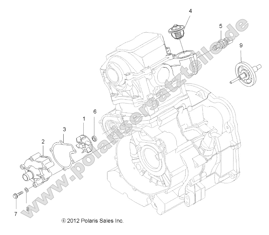 Engine, Cooling System and Water Pump Engine, Cooling System and Water Pump