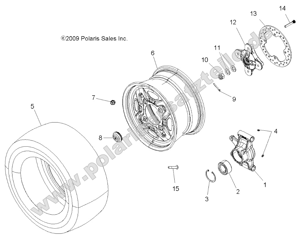 Wheels, Rear and Hub Wheels, Rear and Hub