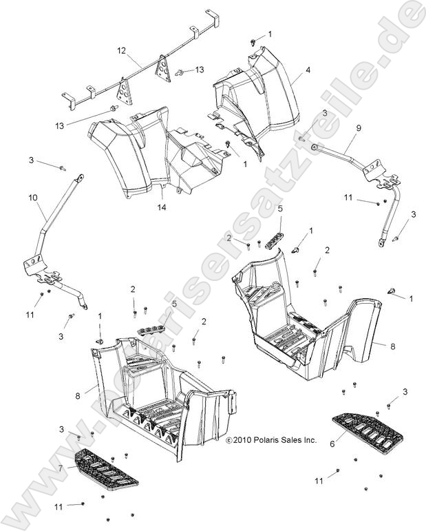 BODY, REAR CAB and FOOTWELL BODY, REAR CAB and FOOTWELL