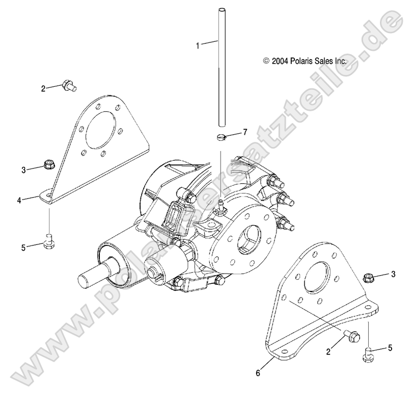 Gearcase Mounting, Rear Gearcase Mounting, Rear