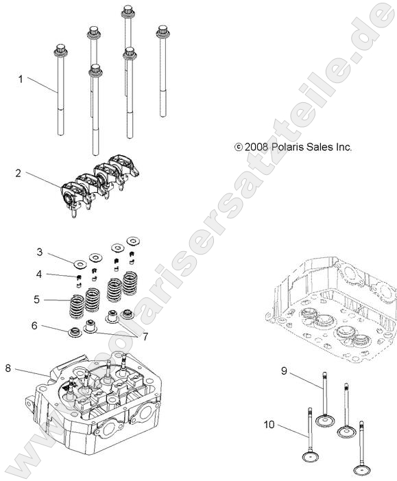 ENGINE, VALVES ENGINE, VALVES