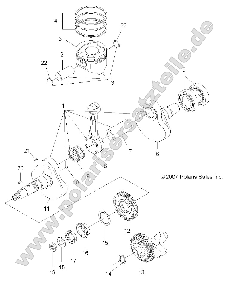 Engine, Crankshaft and Piston Engine, Crankshaft and Piston