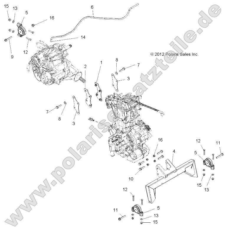 Engine, Engine and Transmission Mounting
