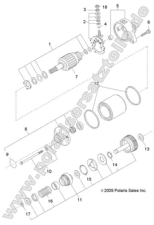Engine, Starting Motor
