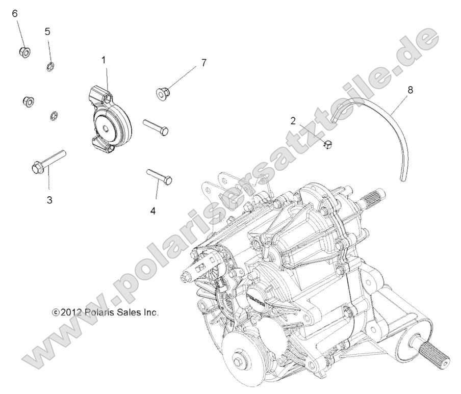 Drive Train, Main Gearcase Mounting Drive Train, Main Gearcase Mounting