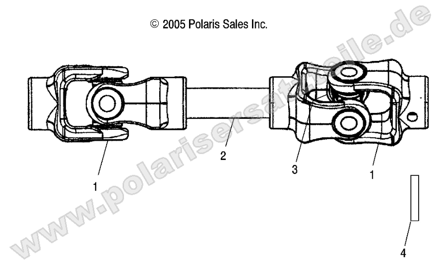 PROP SHAFT, REAR PROP SHAFT, REAR