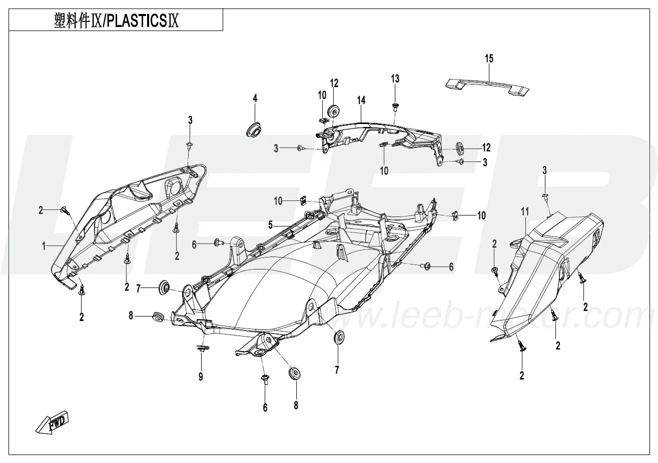 Verkleidungsteile 9 Verkleidungsteile 9