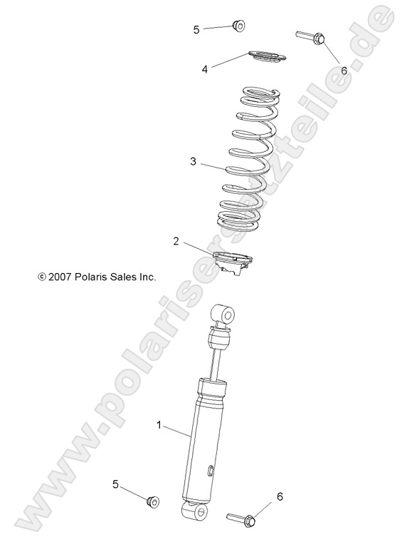 SUSPENSION, SHOCK, FRONT