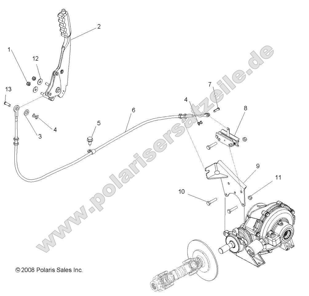 Brakes, Park Brake Asm.