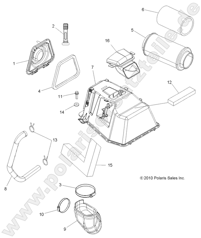 ENGINE, AIR INTAKE (Built 10/23/10 and After) ENGINE, AIR INTAKE (Built 10/23/10 and After)