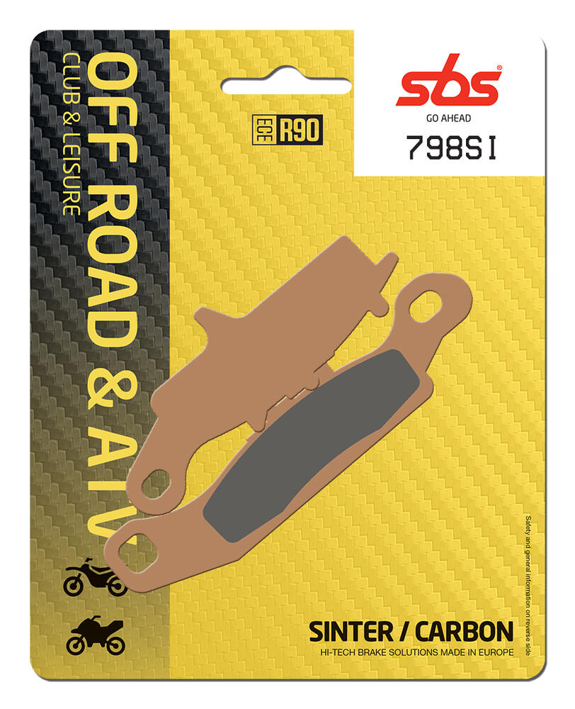 SBS_798_SI SBS Bremsbeläge Offroad & ATV Sintermetall - 798SI