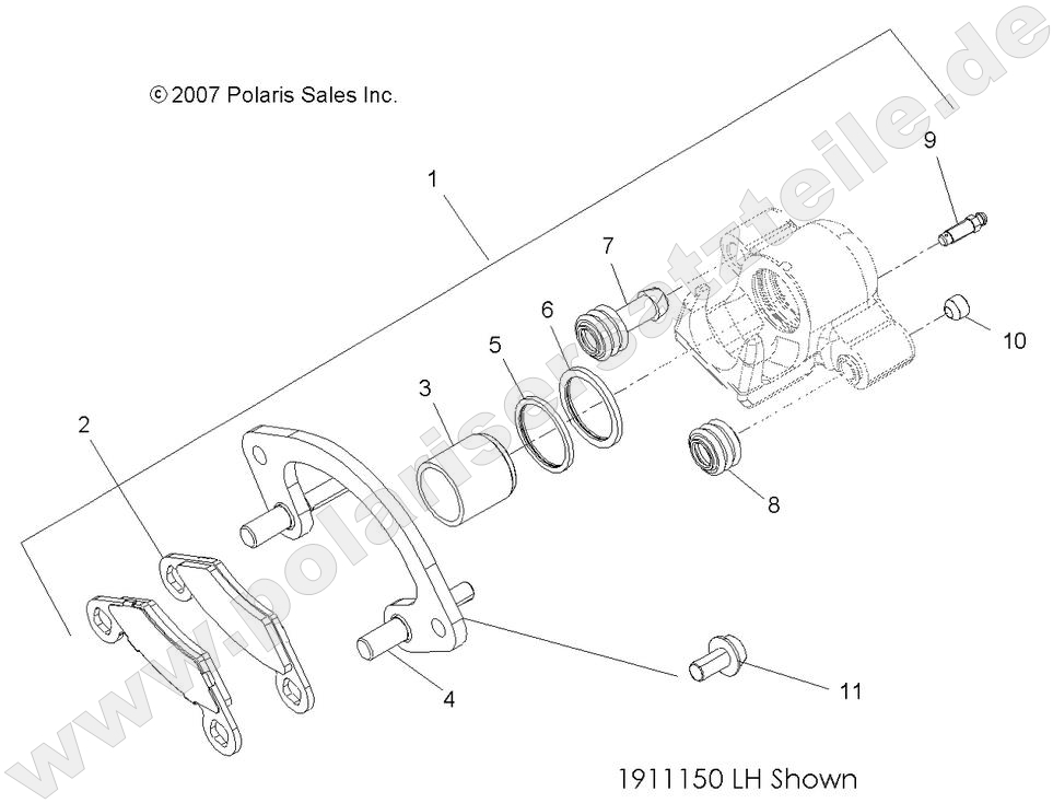 BRAKES, FRONT CALIPER BRAKES, FRONT CALIPER