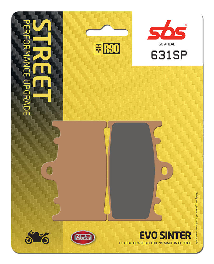 SBS_631_SP SBS Bremsbeläge SP EVO Sintermetall ABE - 631SP
