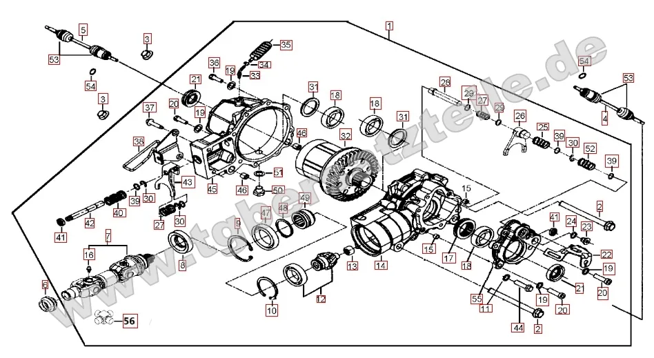 Differenzial vorne Differenzial vorne