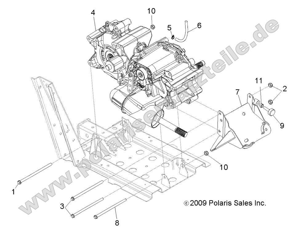 Drive Train, Main Gearcase Mounting