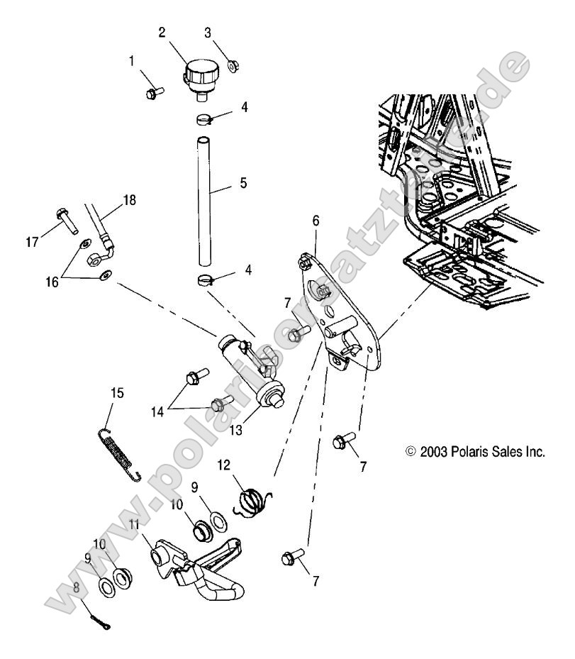 Rear Master Cylinder/Foot Pedal Rear Master Cylinder/Foot Pedal