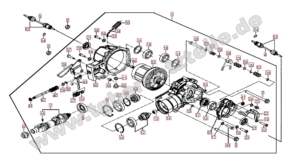 Differenzial vorne Differenzial vorne