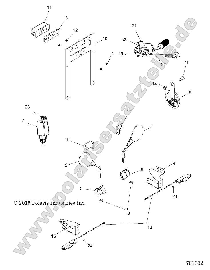 Electrical, License Plate and Mirrors Electrical, License Plate and Mirrors