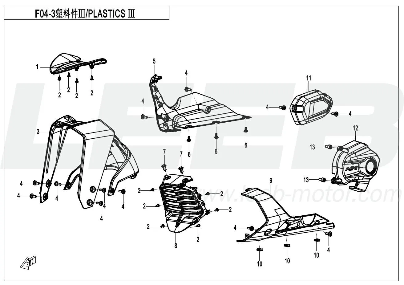 Verkleidungsteile 3 Verkleidungsteile 3