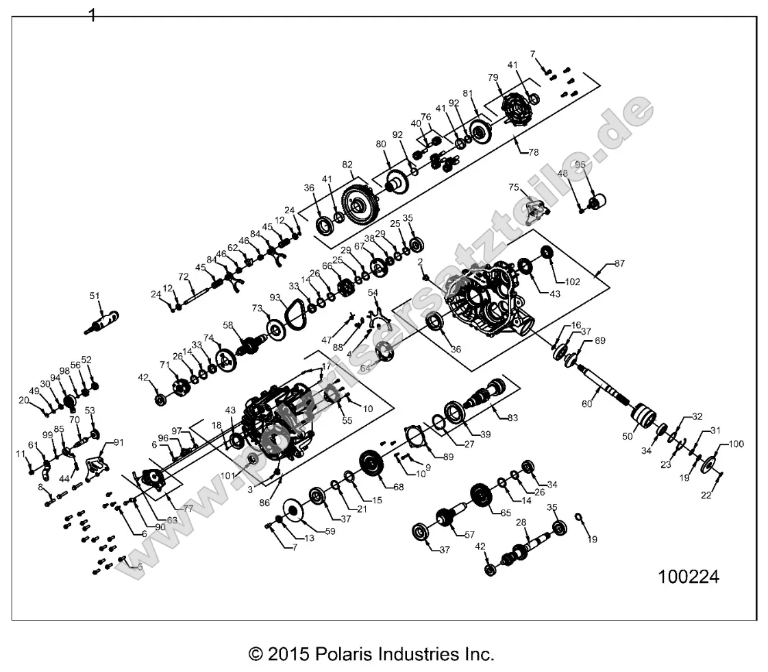Drive Train, Main Gearcase (to 2/22/16)