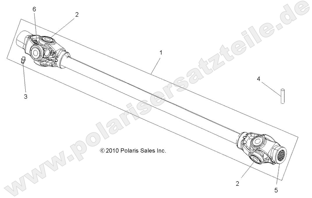 DRIVE TRAIN, PROP SHAFT, FRONT DRIVE TRAIN, PROP SHAFT, FRONT