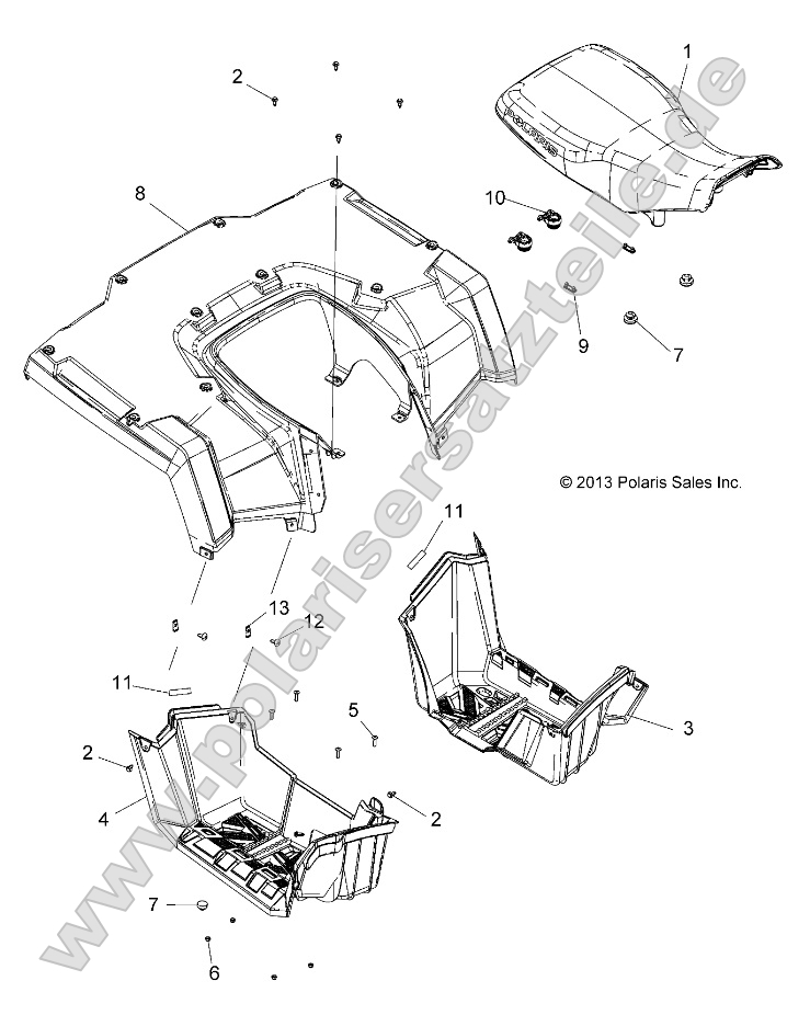 Body, Rear Cab, Seat and Footwells Body, Rear Cab, Seat and Footwells