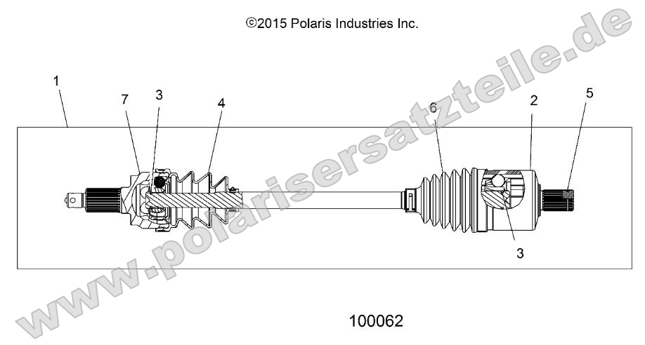 Drive Train, Drive Shaft, Front Drive Train, Drive Shaft, Front