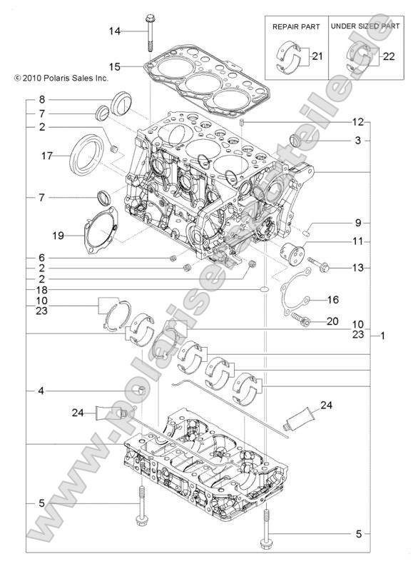 Engine, Cylinder Block