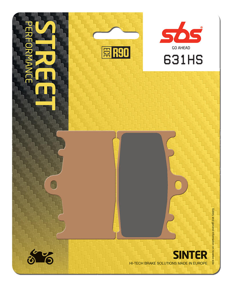 SBS_631_HS SBS Bremsbeläge HS Street Sintermetall ABE - 631HS