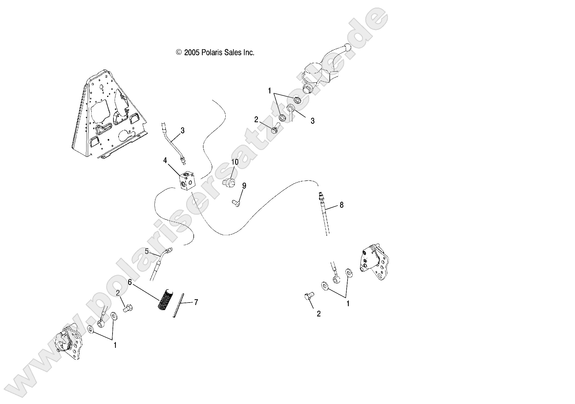 FRONT BRAKE LINES FRONT BRAKE LINES