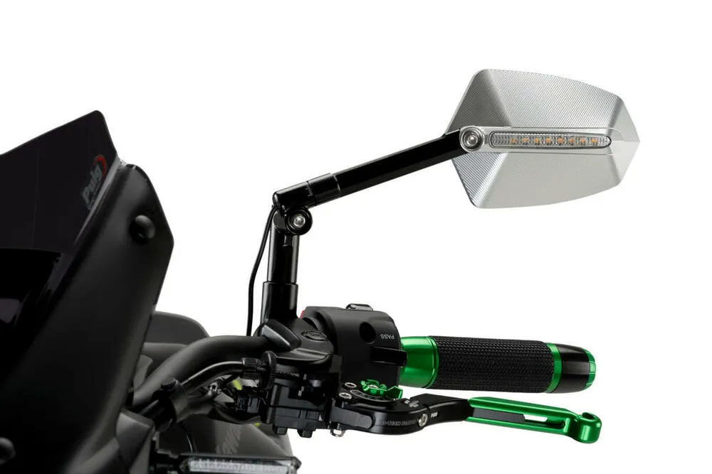 PUIG SPIEGEL MOD. GTI HOMOLOG. LINKS C/SCHWARZ-ALU - 016ND