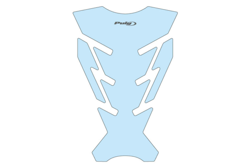 PUIG TANK PAD CHALLENGE C/TRANSPARENT - 21752W