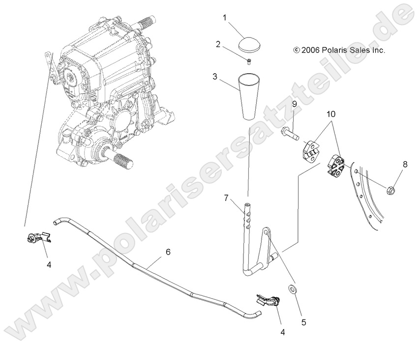 DRIVE TRAIN, GEAR SELECTOR DRIVE TRAIN, GEAR SELECTOR