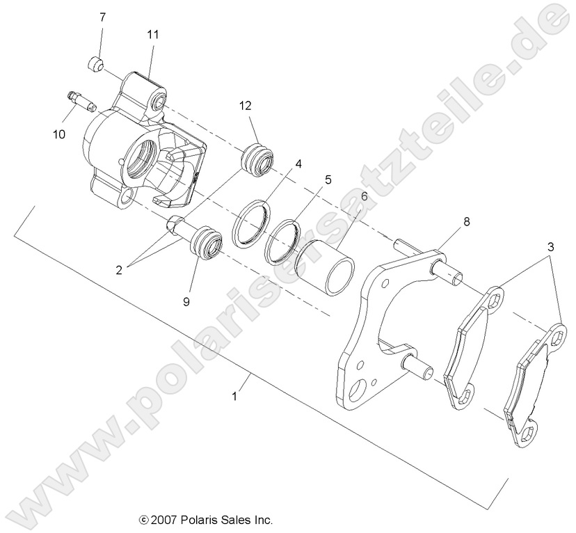 BRAKES, FRONT CALIPER BRAKES, FRONT CALIPER
