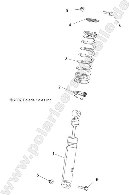SUSPENSION, SHOCK, FRONT SUSPENSION, SHOCK, FRONT