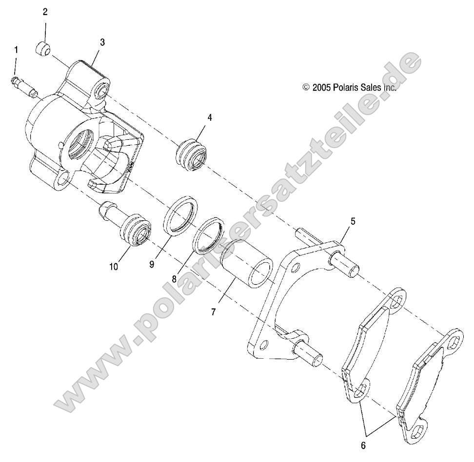 Brakes, Caliper, Rear Brakes, Caliper, Rear