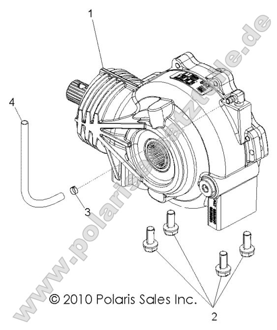 Drive Train, Front Gearcase Mounting