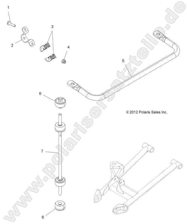 SUSPENSION, STABILIZER BAR SUSPENSION, STABILIZER BAR