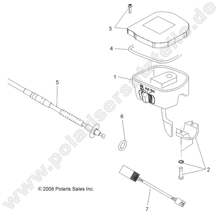 STEERING, CONTROLS, THROTTLE ASM. and CABLE STEERING, CONTROLS, THROTTLE ASM. and CABLE